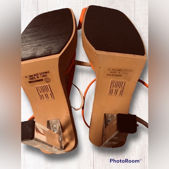 Lace up  clear heels - Picture 5 of 6